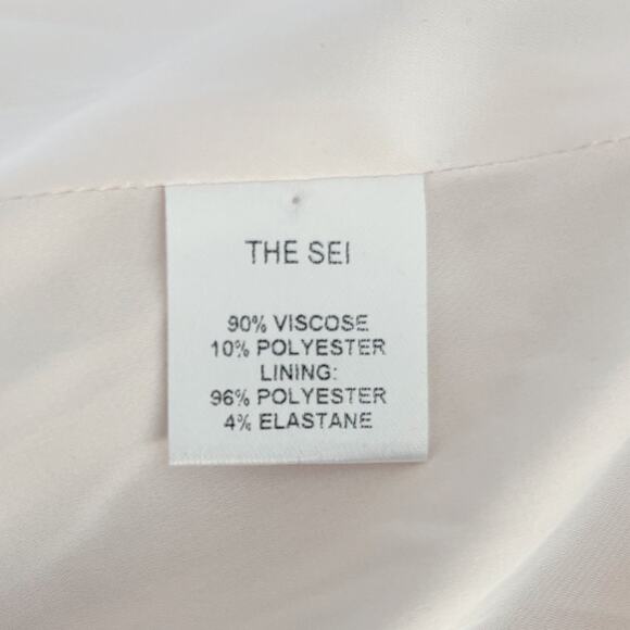 The Sei Ruched Mini Dress 6 Blush NWT - Picture 9 of 10